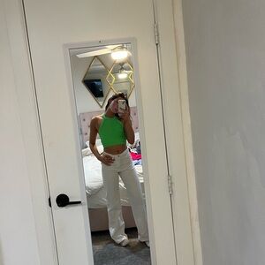 Aerie Neon Green Crop Top